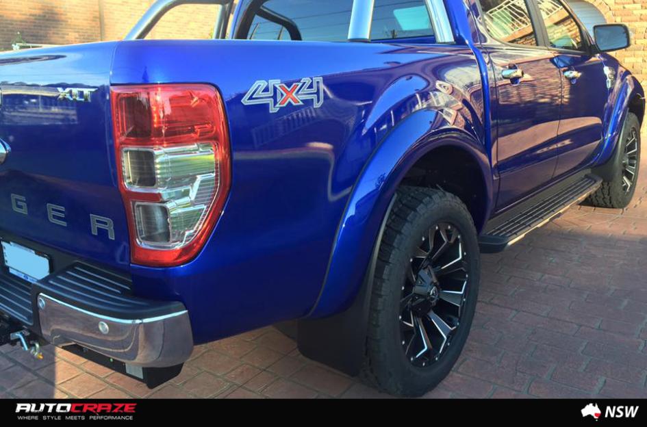 FORD RANGER ASSAULT GLOSS BLACK MILLED ACCENTS